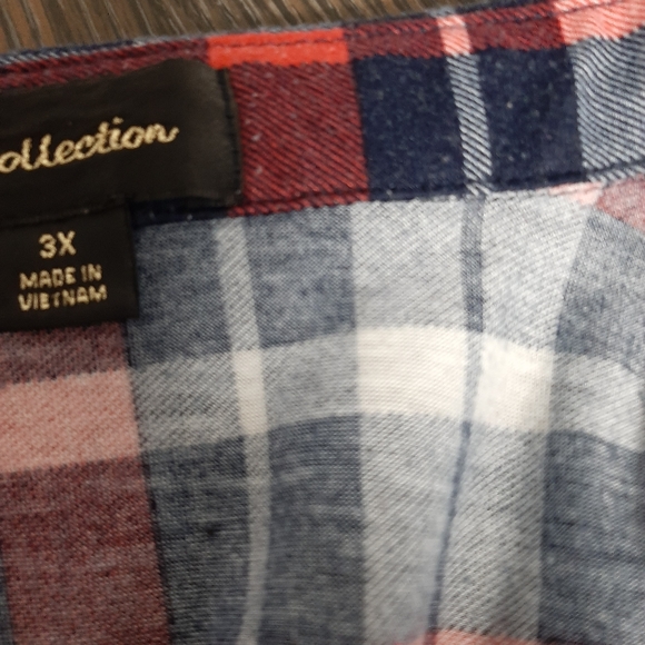 Womens plaid size 3xl button down - Picture 3 of 4